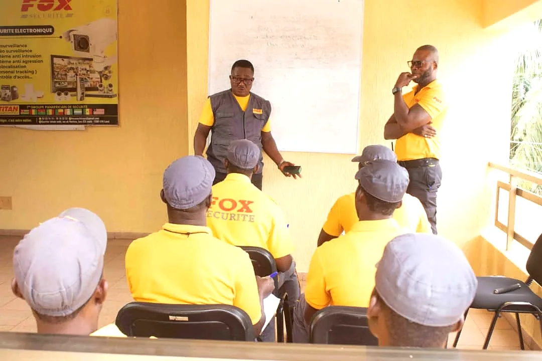 Salle de formation Fox Sécurité à Lomé